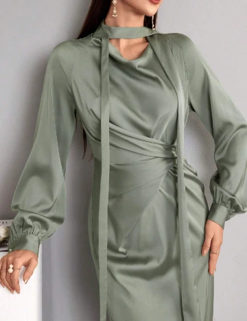 Rochie medie SHEIN, verde