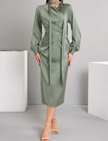 Rochie medie SHEIN, verde