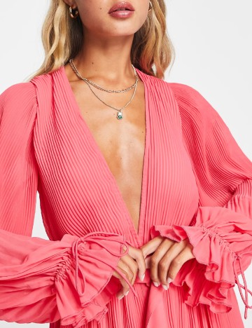 Rochie lunga ASOS, roz