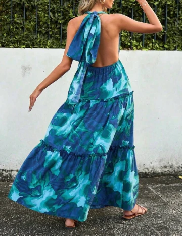 Rochie lunga SHEIN, albastru