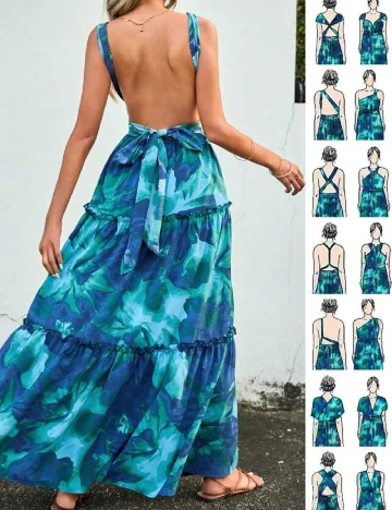 Rochie lunga SHEIN, albastru