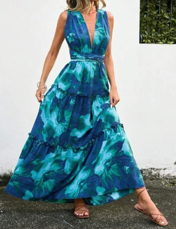 Rochie lunga SHEIN, albastru