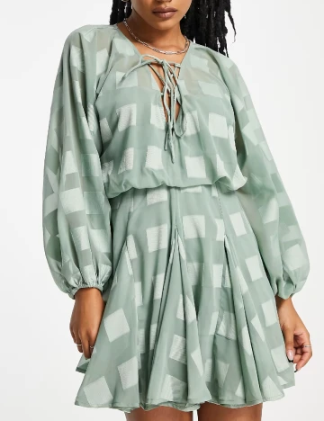 Rochie scurta ASOS, verde