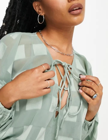 Rochie scurta ASOS, verde