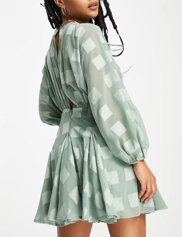 Rochie scurta ASOS, verde