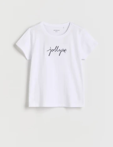 Tricou Reserved, alb
