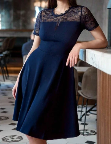 Rochie scurta Miusol, bleumarin