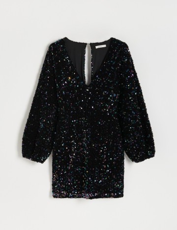 Rochie scurta Reserved, negru