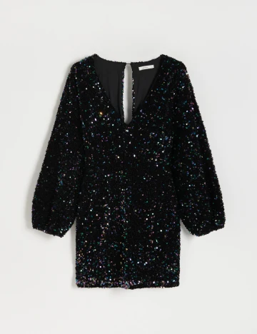 Rochie scurta Reserved, negru