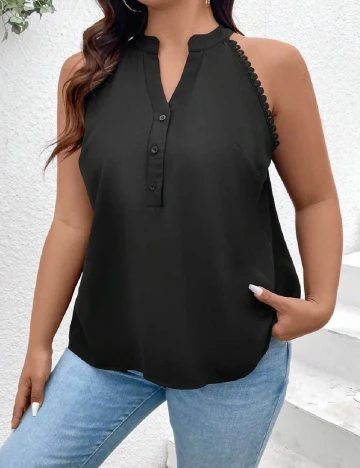 Bluza SHEIN CURVE, negru Negru