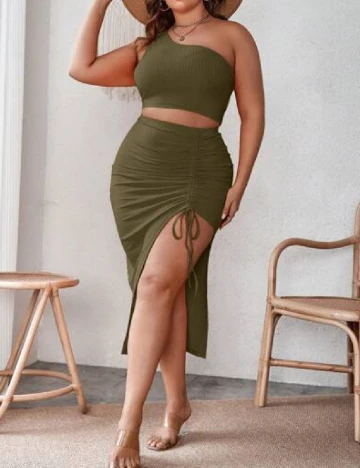 Compleu SHEIN CURVE, verde