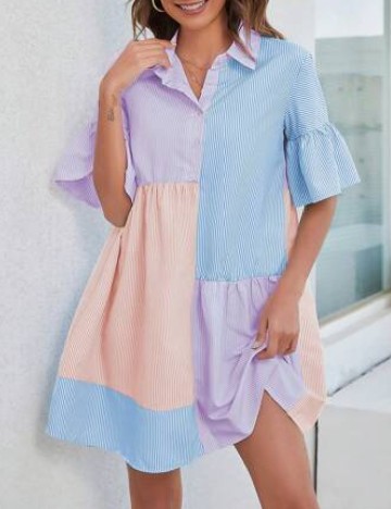 Rochie scurta SHEIN, mix culori