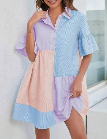 Rochie scurta SHEIN, mix culori