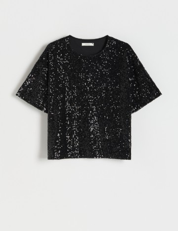 Bluza Reserved, negru