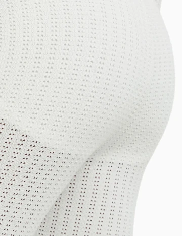 Pantaloni Bershka, alb