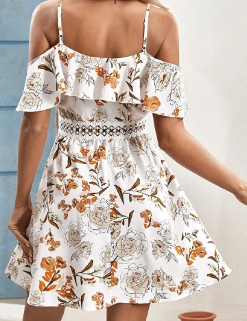 Rochie scurta SHEIN, alb