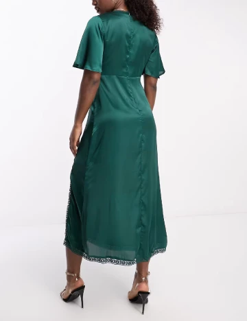Rochie medie Influence, verde