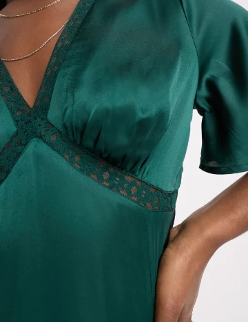 Rochie medie Influence, verde
