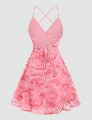 Rochie scurta SHEIN, roz