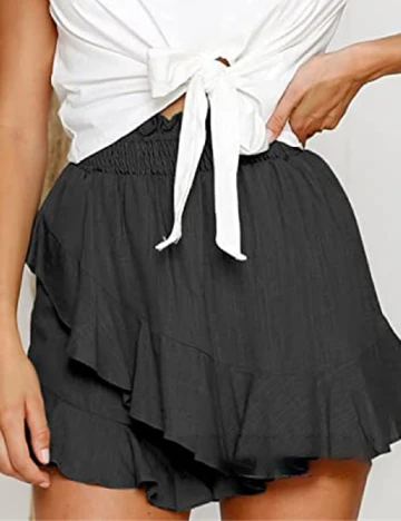 Pantaloni scurti SHEIN, negru