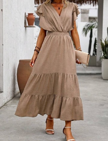 Rochie lunga SHEIN, maro