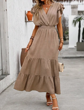 Rochie lunga SHEIN, maro