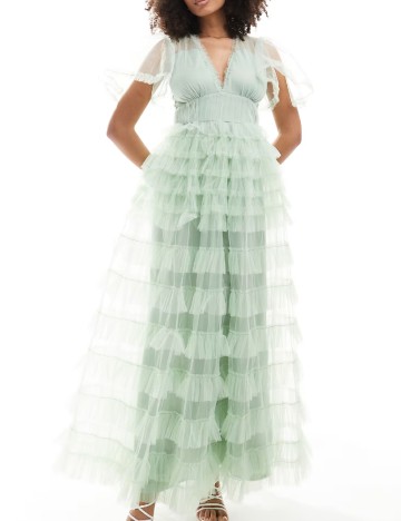 
						Rochie lunga Beauut, verde