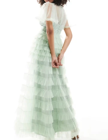 Rochie lunga Beauut, verde