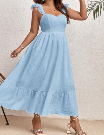 Rochie lunga SHEIN CURVE, bleu