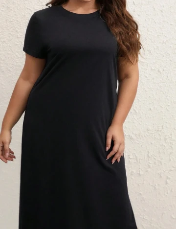 Rochie lunga SHEIN CURVE, negru