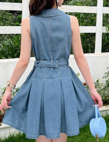 Rochie scurta Dazy, albastru