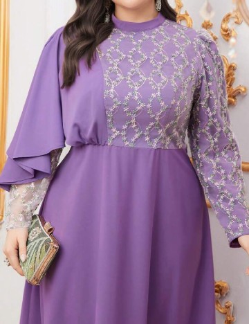 Rochie lunga SHEIN CURVE, mov
