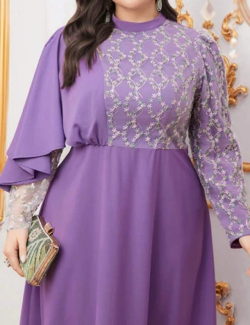 Rochie lunga SHEIN CURVE, mov