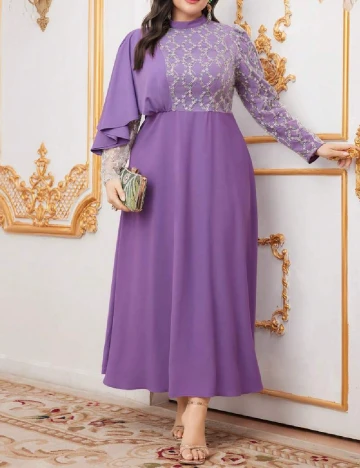 Rochie lunga SHEIN CURVE, mov