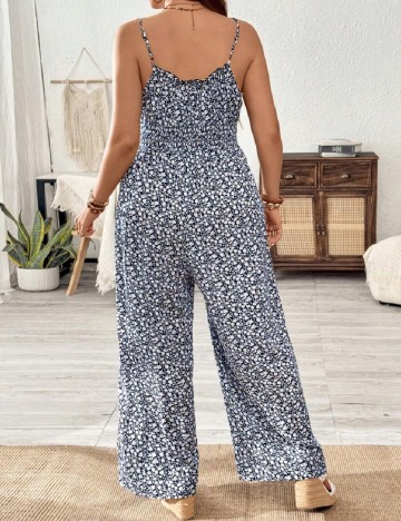 Salopeta SHEIN CURVE, bleumarin