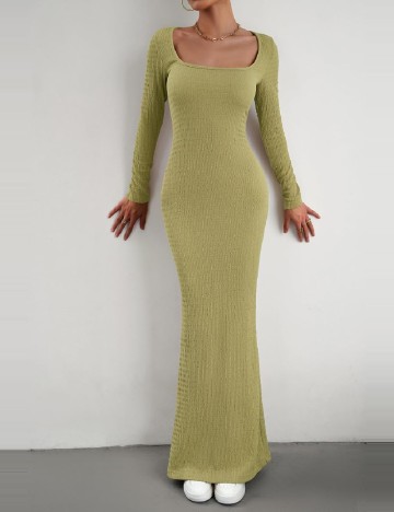 Rochie lunga SHEIN, verde