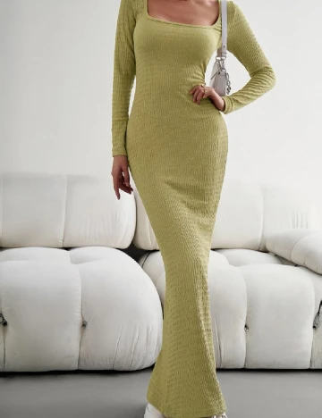 Rochie lunga SHEIN, verde