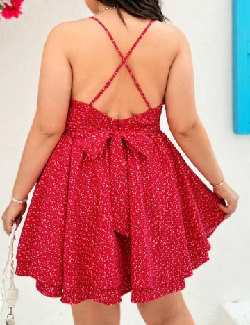 Salopeta SHEIN CURVE, rosu