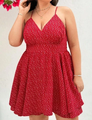 Salopeta SHEIN CURVE, rosu