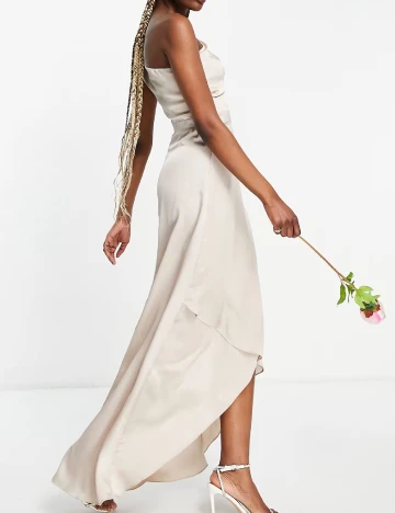 Rochie lunga TFNC London, crem
