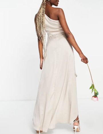 Rochie lunga TFNC London, crem