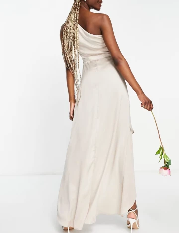 Rochie lunga TFNC London, crem