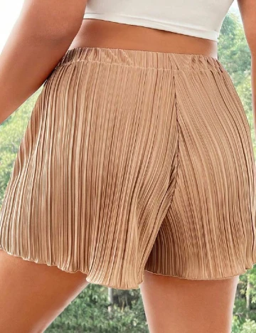 Pantaloni scurti SHEIN CURVE, crem
