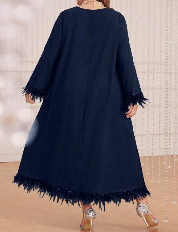 Rochie medie SHEIN CURVE, bleumarin
