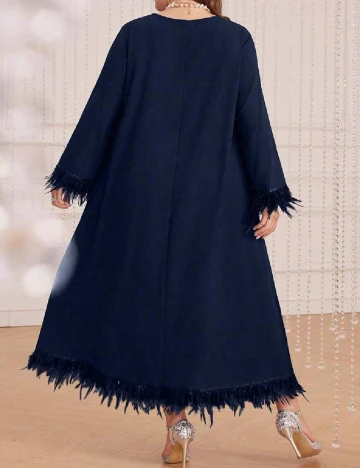 Rochie medie SHEIN CURVE, bleumarin