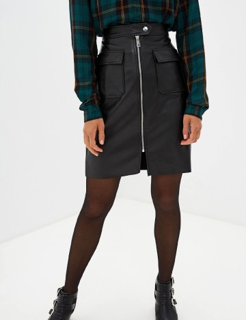 Fusta Vero Moda, negru, XL