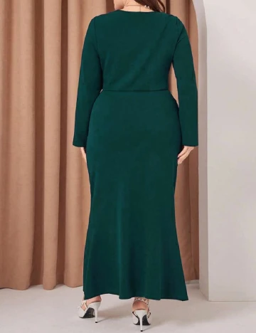 Rochie lunga SHEIN CURVE, verde