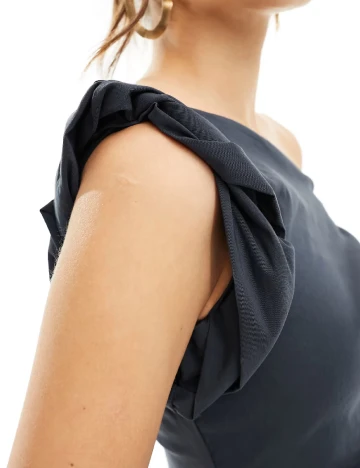 Rochie medie ASOS, gri