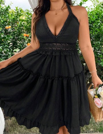 Rochie scurta SHEIN CURVE, negru