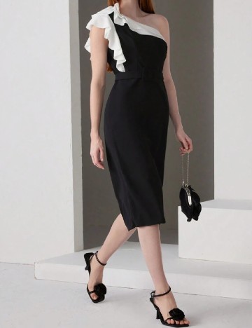 Rochie medie SHEIN, negru